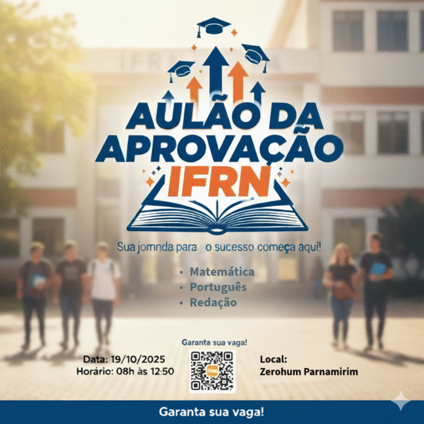 DOMINGOU IFRN! REVISÃO DA APROVAÇÃO.